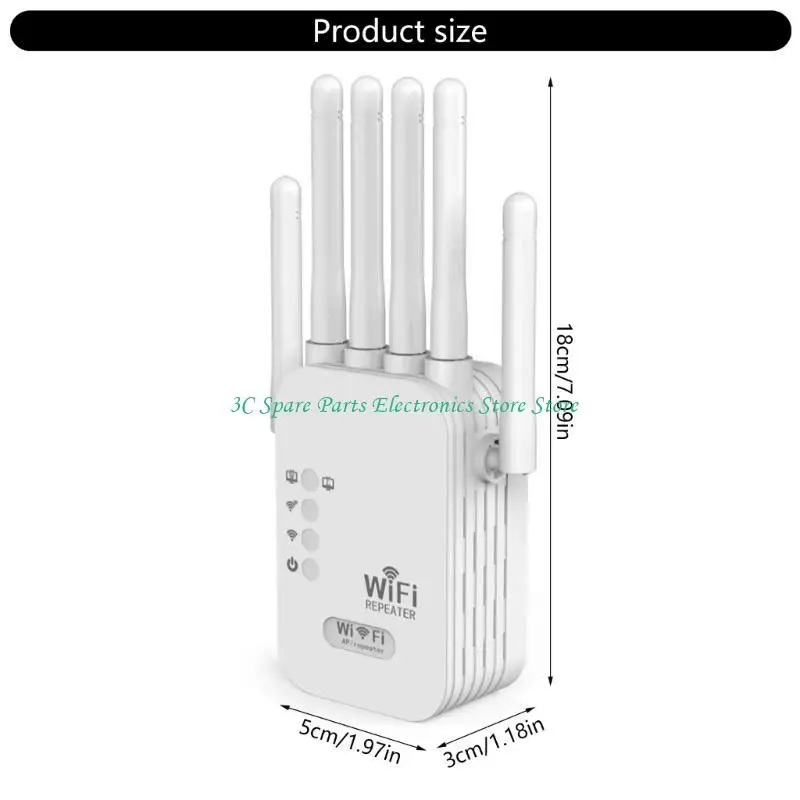 SZ WiFi 신호 부스터 WiFi 익스텐더 300M WiFi 리피터 Amplifer 네트워크 증폭기 홈 오피스 용 WiFi 부스터