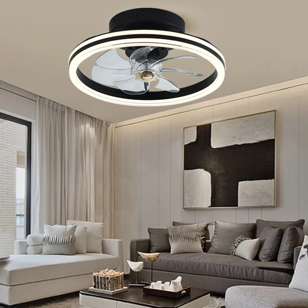 

Modern Ceiling Fans With Lights and Remote Smart Ceiling Fan Lighting Timing 6 Speeds Ceiling Fan Dimmable LED Fan Light for Bed