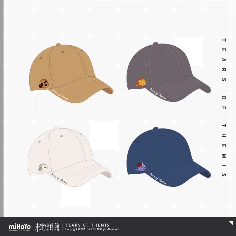 

Tears of Themis Anime Figure Artem Vilhelm Raven Marius Casual Men Embroidered Baseball Caps Simple Women Hip Hop Adjustable Hat
