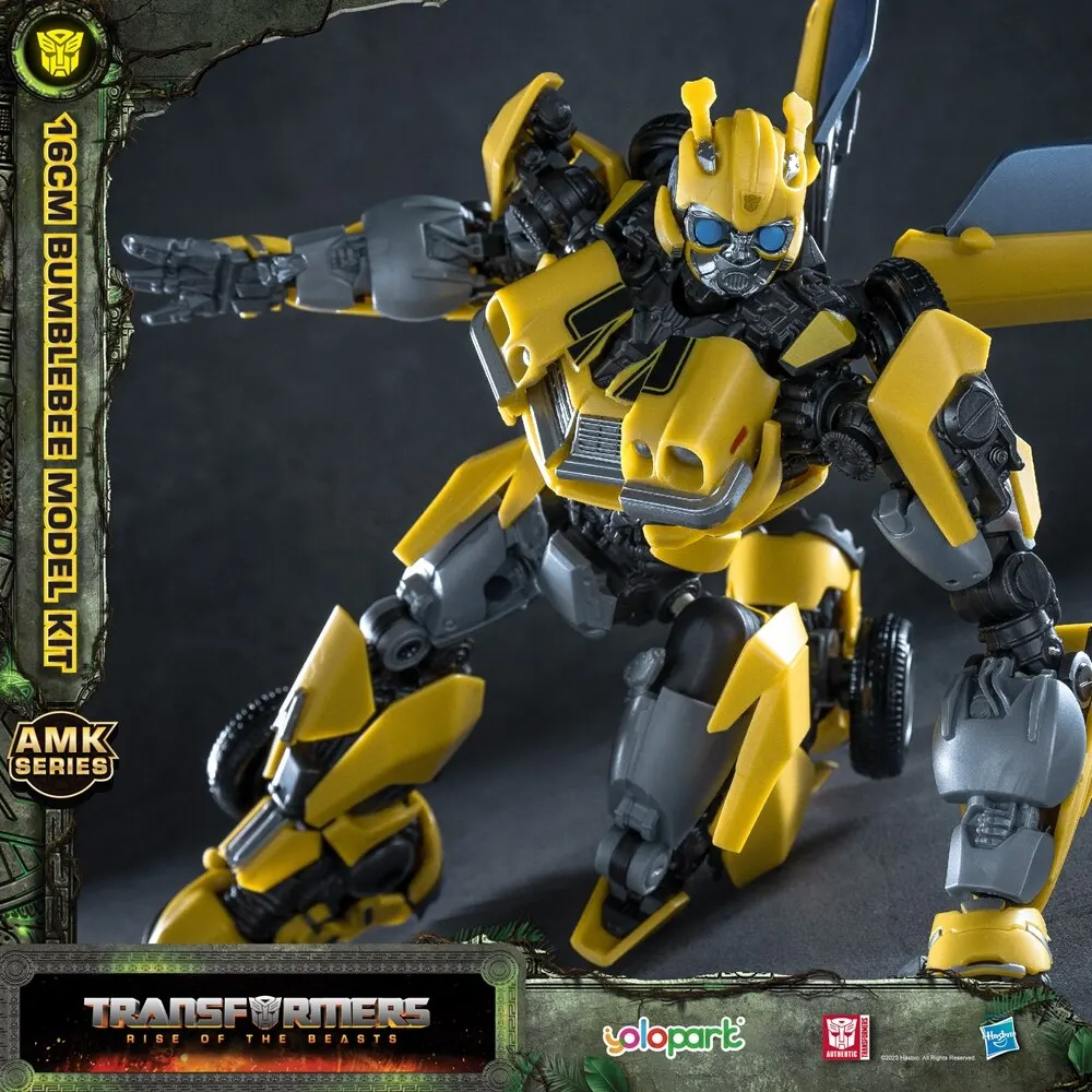 Yolopark Bumblebee juguetes 16cm figuras de estudio serie animiation Genuine Transformers Rise Of The Beasts para niños y niñas
