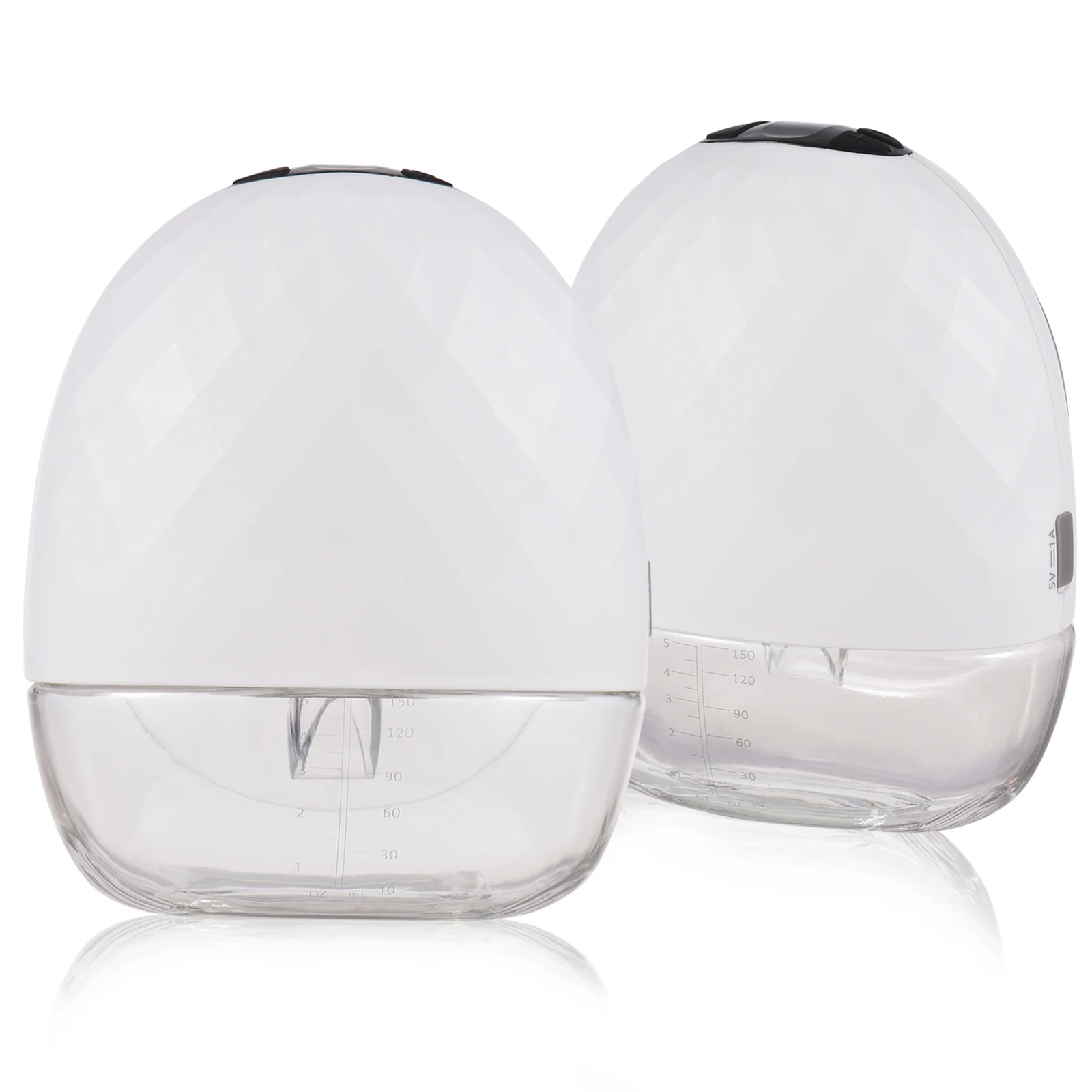 Wearable Breast Pump Hands Free Electric for Breastfeeding Low Noise 150ml Milk Collector