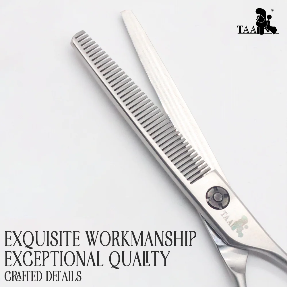 Dog Grooming Shears Professional Pet Scissors Serrated Ultra-Light Hair Cut XX-6040