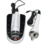 New Ultrasonic Facial Massager High Frequency Face Lifting Tightens Face and Eye Massage Beauty Device Skin Machine With 2 Probe 1