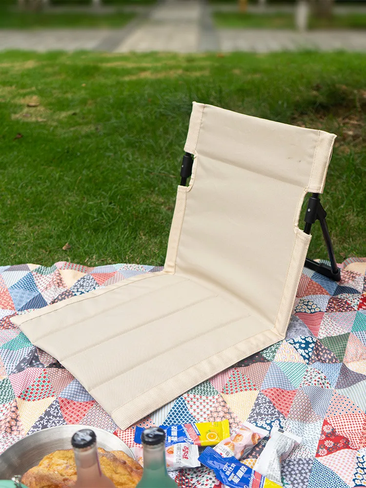 Outdoor Camping  Chair Backrest Cushion Portable Folding Chair Tent Leisure Chair Balcony Park Lawn Picnic Chair Gaming Chair