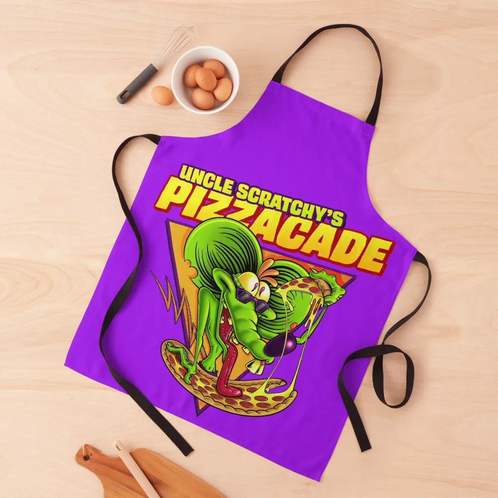 

Uncle Scratchy's Pizzacade! Apron Kitchen Chef cleanings Apron