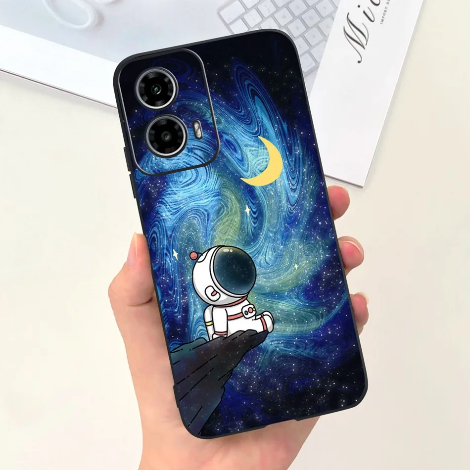 2024 Sleek Black Silicone Protective Phone Case