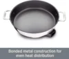 Electrics Stainless Steel and Nonstick Surface Skillet 7 Quart 1800 Watts Temp Control, Cookware, Pots and Pans, Oven, Broil, Di 2