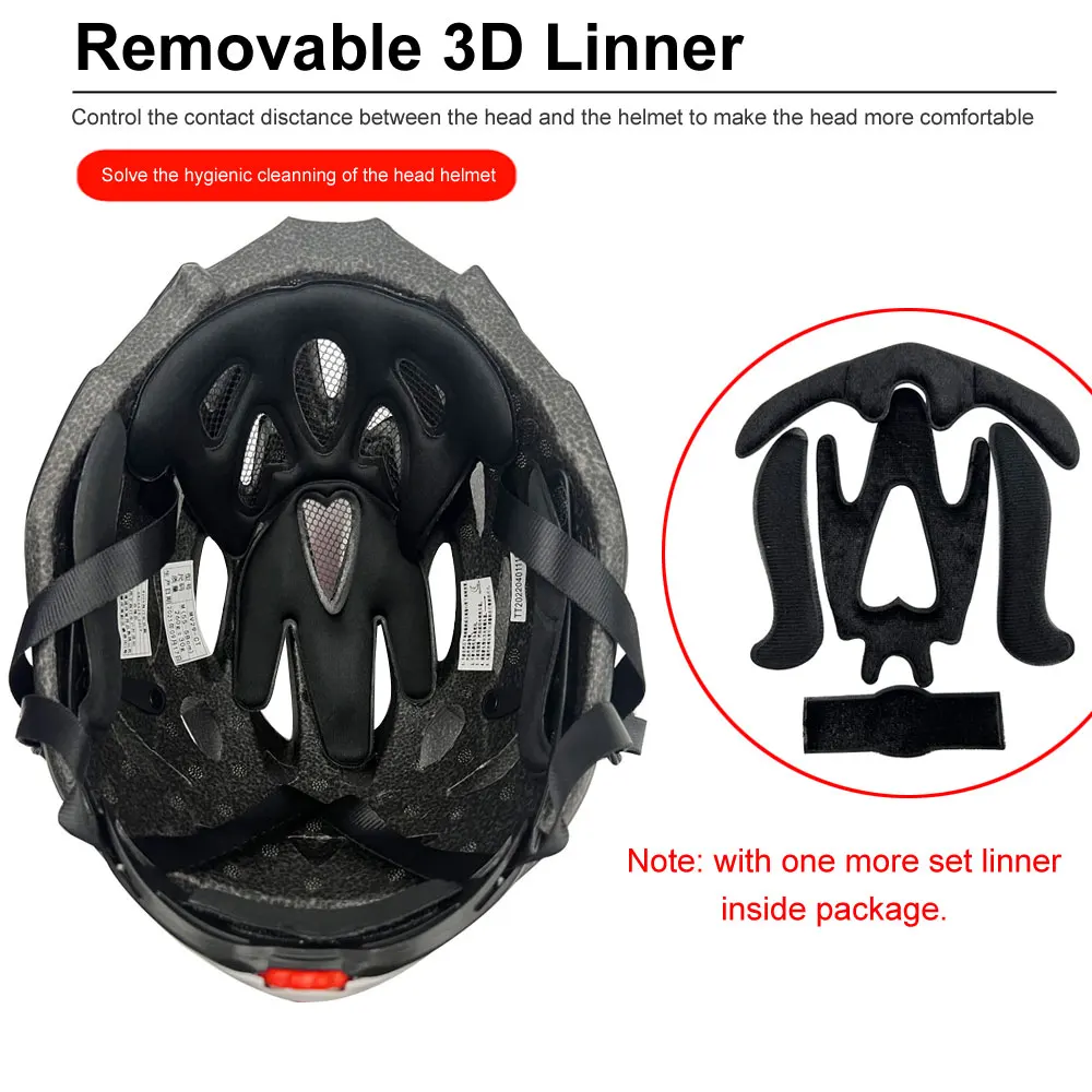 Shinmax Casco Bicicleta Adulto con Visera,Certificado CE Casco de