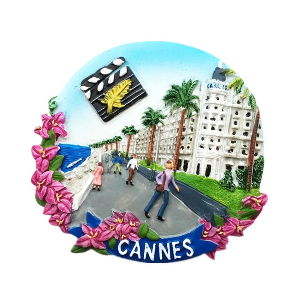 France Nice Cannes Menton Bordeaux Tourist Souvenir Fridge Magnets Decoration Articles Handicraft Magnetic Refrigerator Gifts