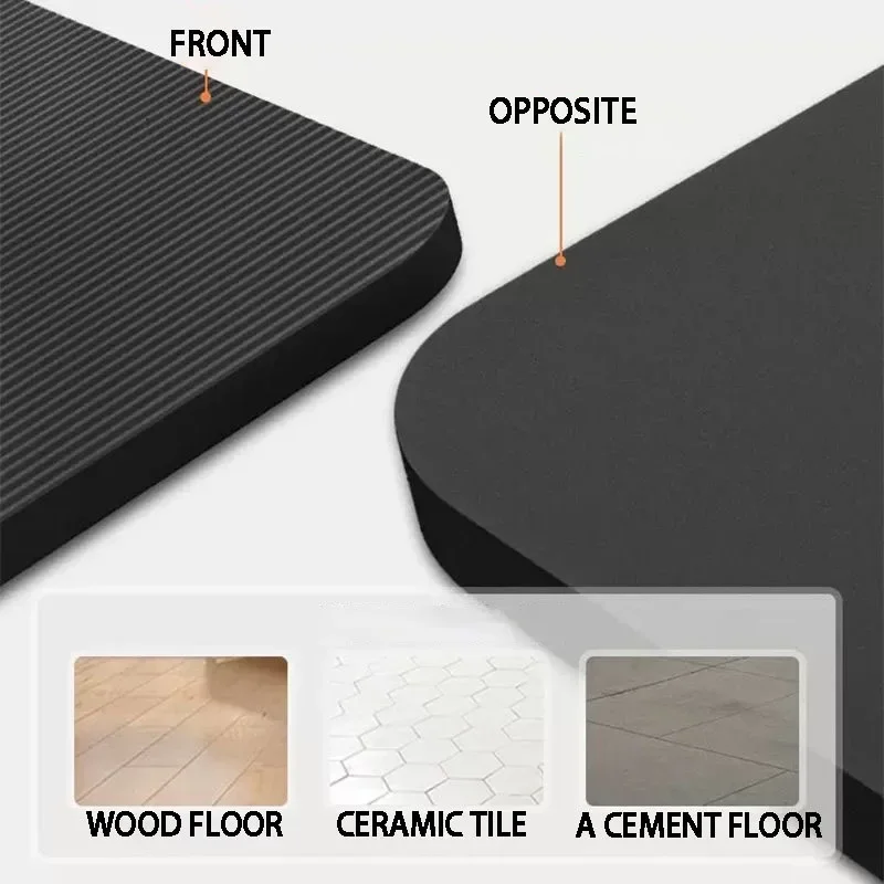 20mm Thick NBR Yoga Mat Moisture-proof Outdoor Non-Slip Durable Camping Picnic Mat 2000x600x20mm Exercise Gym Fitness Workout 2