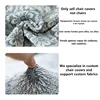 High Quality Chair Cover Non-slip Jacquard Home Dining Room Chair Cover Chinese Style Neo-classical Peacock Pattern Stool Cover 4
