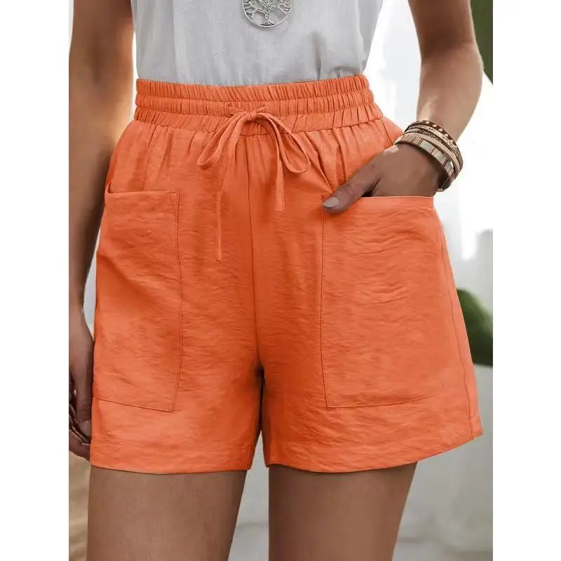 

Shorts Woman Fashion Women Clothing Casual Cotton Linen Casual shorts Summer Best Seller Femme Shorts Women harajuku 2023 New