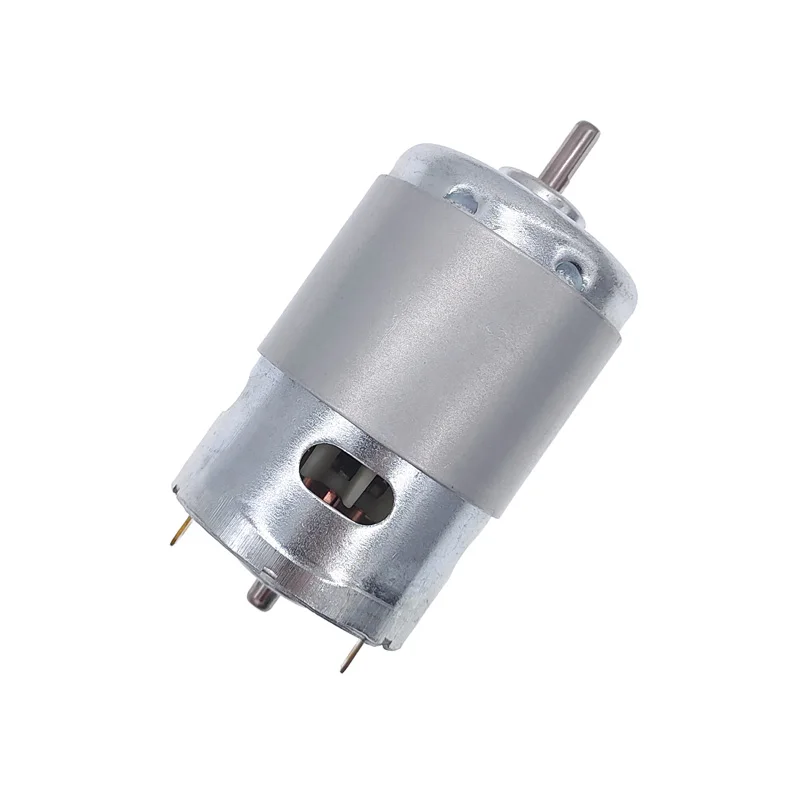 브러시 모터 895 최대 전력 360W DC 12V 24V 모터, 2개의 볼 베어링이 있는 잔디 깎는 기계 스쿠터용 6000RPM 12000RPM 20000RPM
