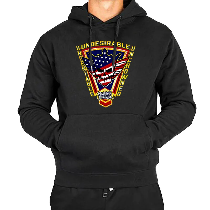 

Cody Rhodes Undeniable Uncrowned Logo Hoodie Casual Hoodies Sweatshirts Men's Top Solid Color Hoodies Sweatshirt Male