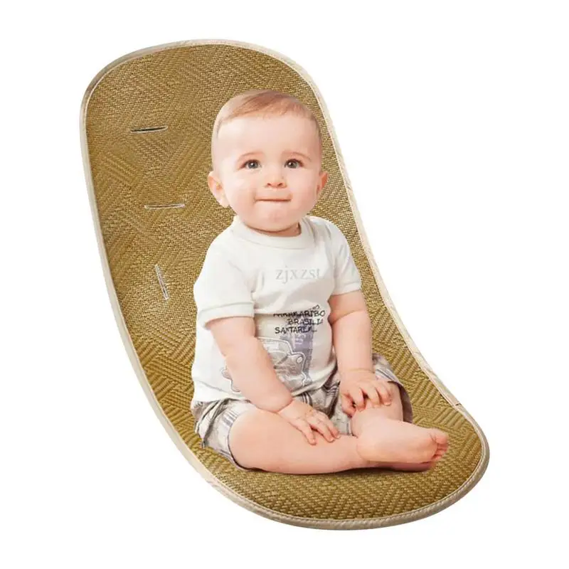 

Baby Stroller Seat Rattan Comfortable Soft Child Cart Mat Infant Cushion Cooler Pad Chair Car Newborn Pushchairs Accessories