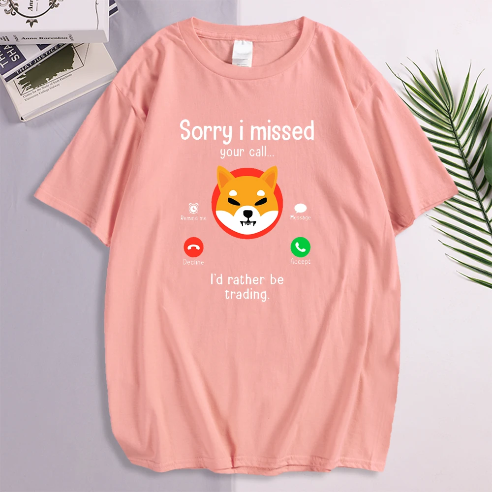 

Футболка мужская с надписью «Извините, я пропустил тебя», модная тенниска Сиба-ину в стиле хип-хоп, повседневная майка с коротким рукавом, лето 2022