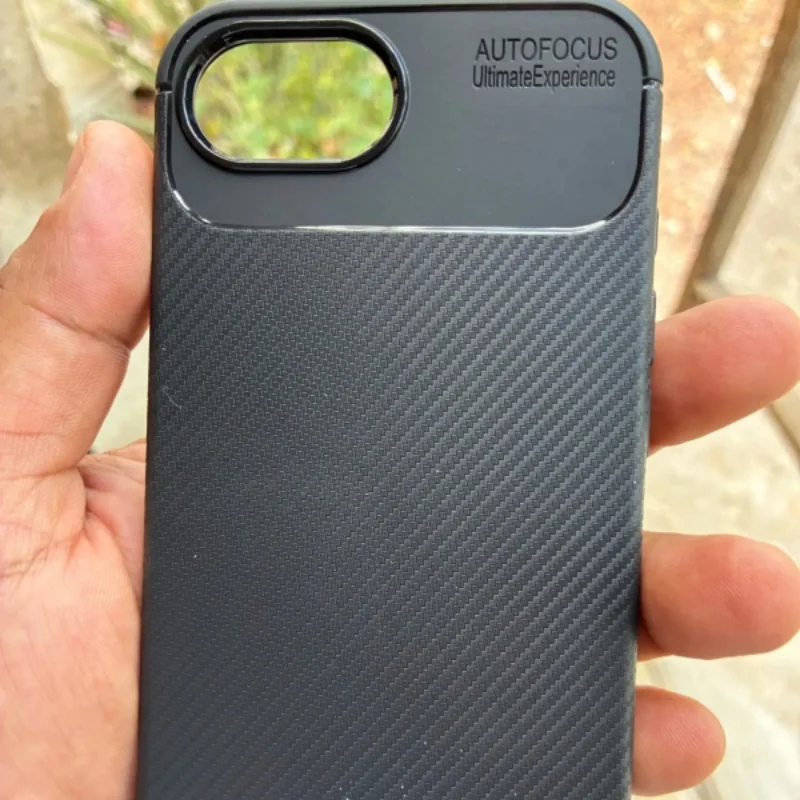 TPU Soft Black Slim Matte Silicone Case - Sleek Protective Back Cover