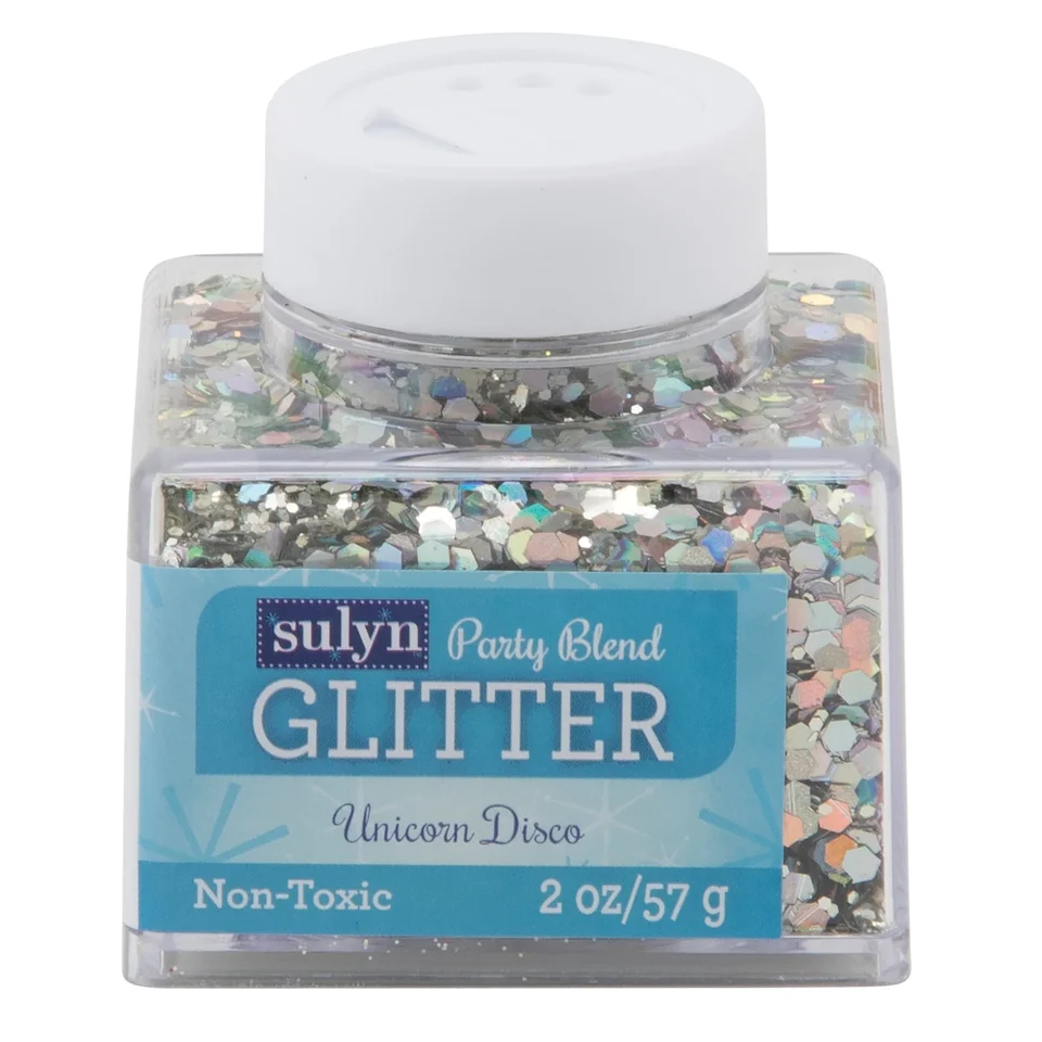 Glitter Craft Supplies Holographic Unicorn Shaker Jars