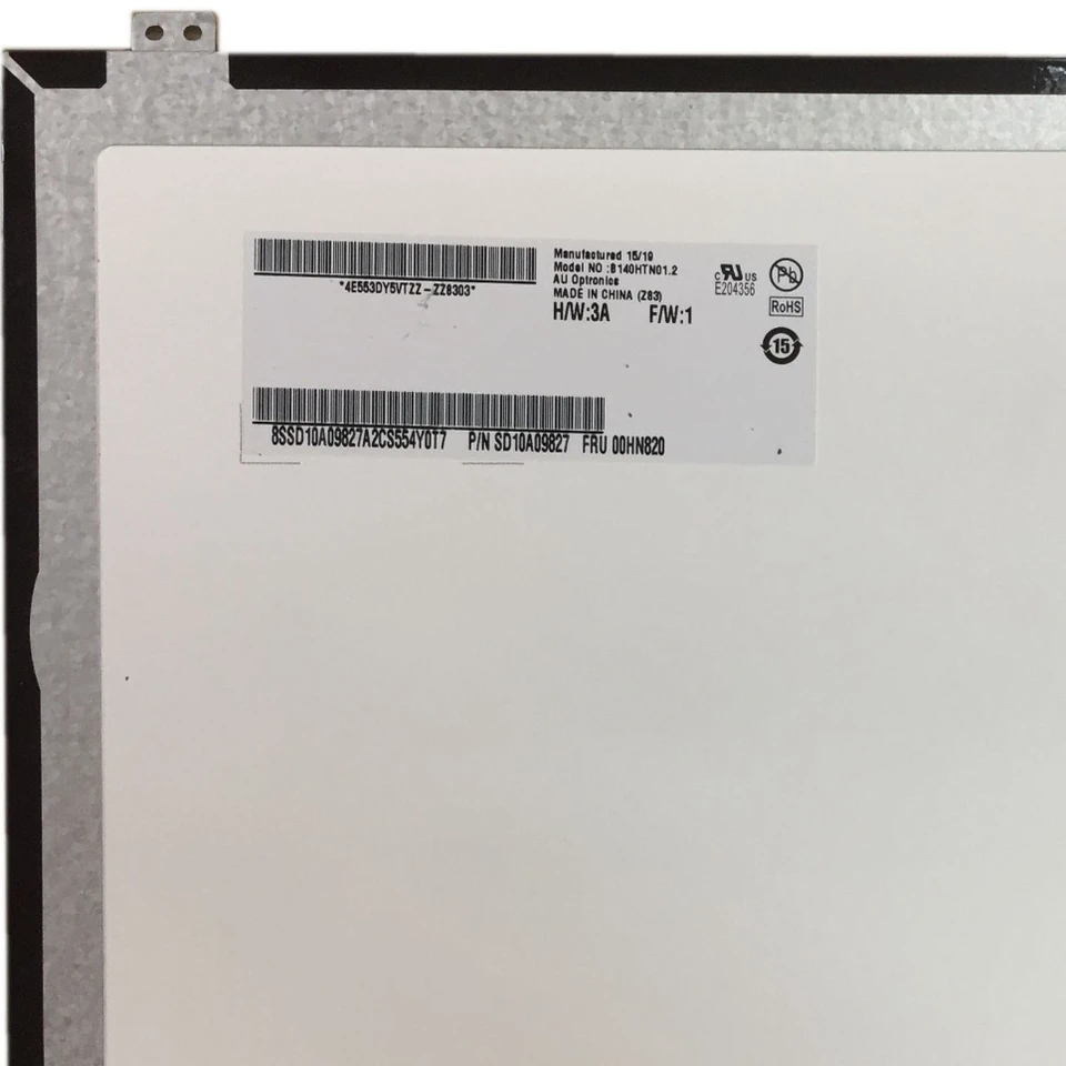B140HTN01.2 14 Inch LED Full HD Laptop Screen, 30-pin EDP