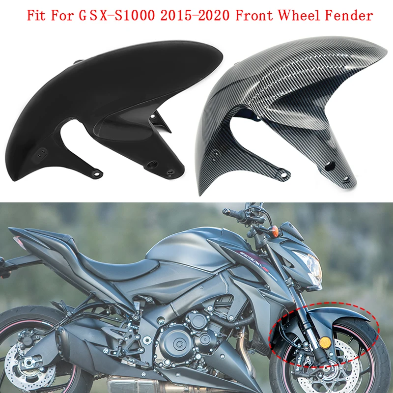 Yosoo Motorrad Kotflügel Vorderrad - Für GN125, Aluminiumlegierung, Schwarz, Frontschutz