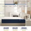 King Size Mattress 12 In,King Mattress in a Box, Ultimate Motion Isolation with Memory Foam and Pocket Spring, Strong Support 4