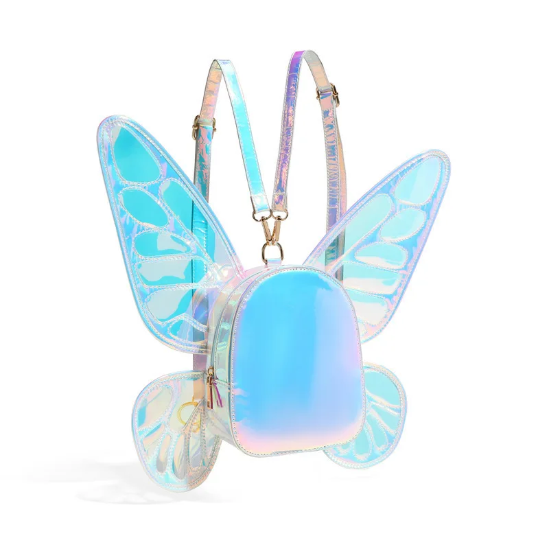 thumbnail image 1 of Mochila con diseño de mariposas, nueva moda, para estudiantes, para mujer, personalizada, creativa, para fiesta, estilo clásico, 1 of 4