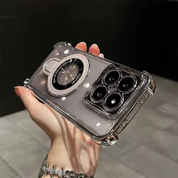 Shockproof Magnetic Bracket Phone Case with Stand Cover for Moto G52 (2)