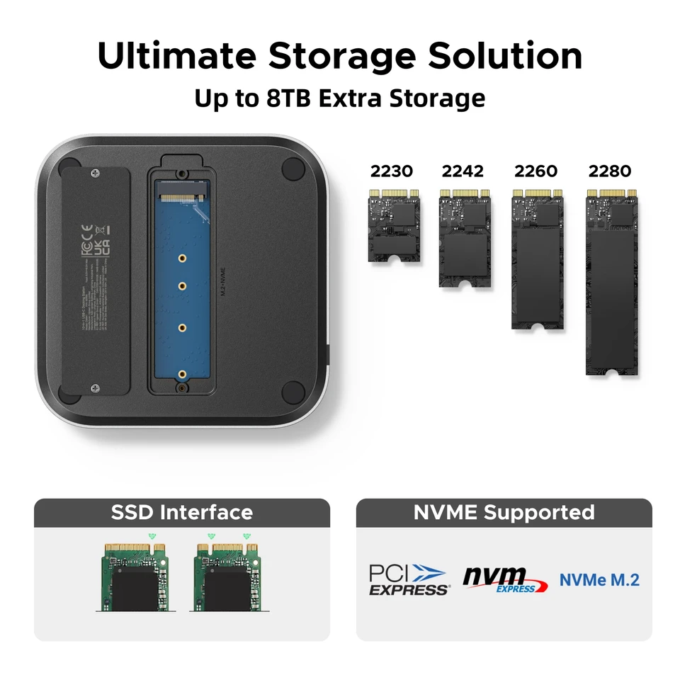 PULWTOP USB-C ハブ Mac miniM4/M4Pro用 新品未開封 PULWTOP USB-C