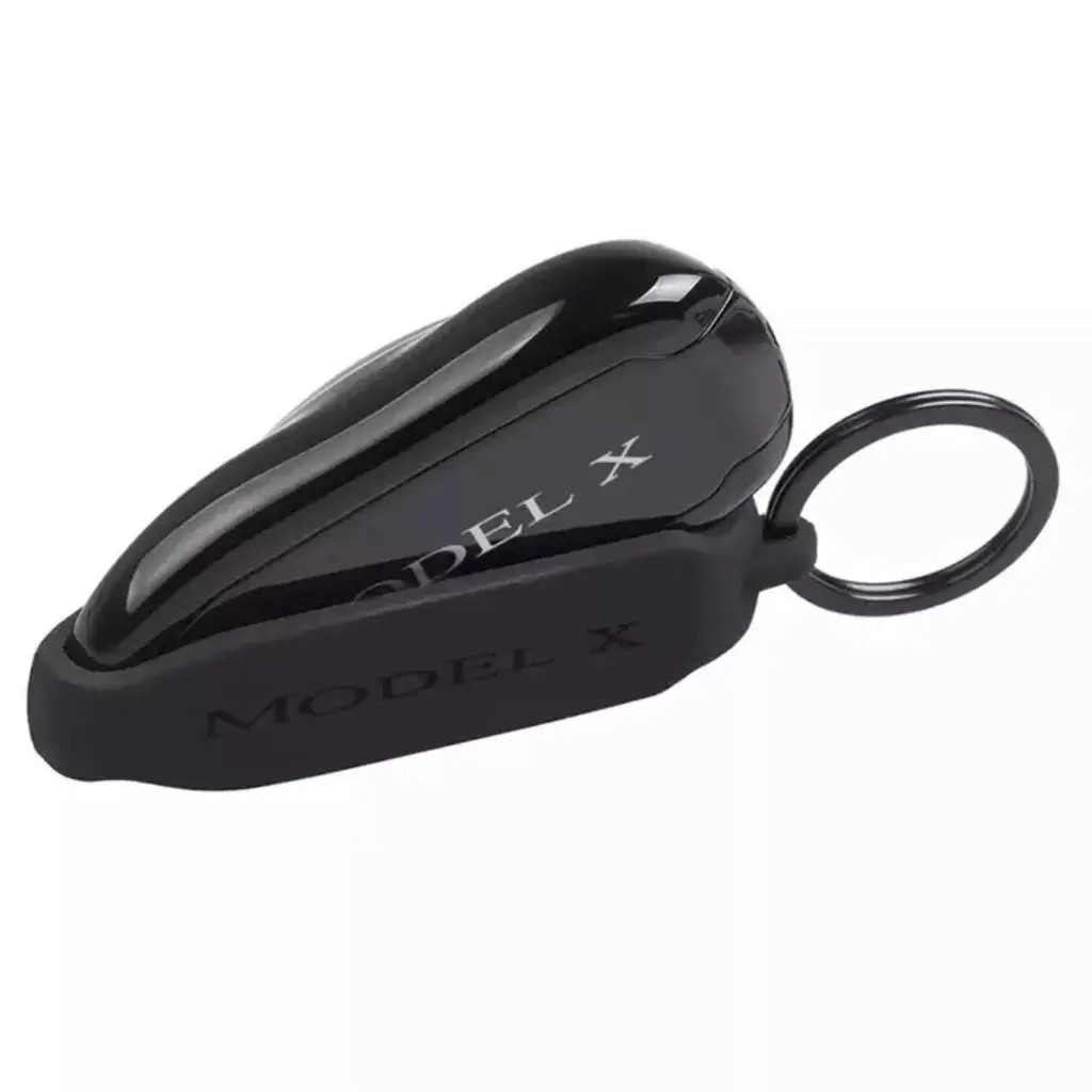 Car Key Fob Case Silicone Cover for Tesla Model 3 Y S X Bikini with Metal Keycha