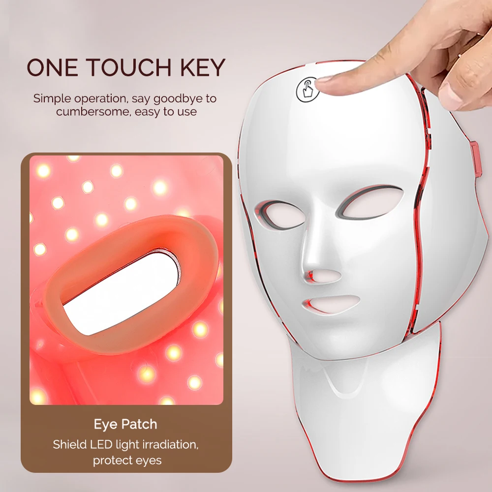7-Color Rechargeable LED Photon Mask