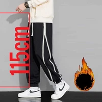 Tall Sweatpants Men Extra Long Length Sports Jogger Fleece Warm Extra Long Length Trouser Male Gray 190cm Lengthen High Person 1
