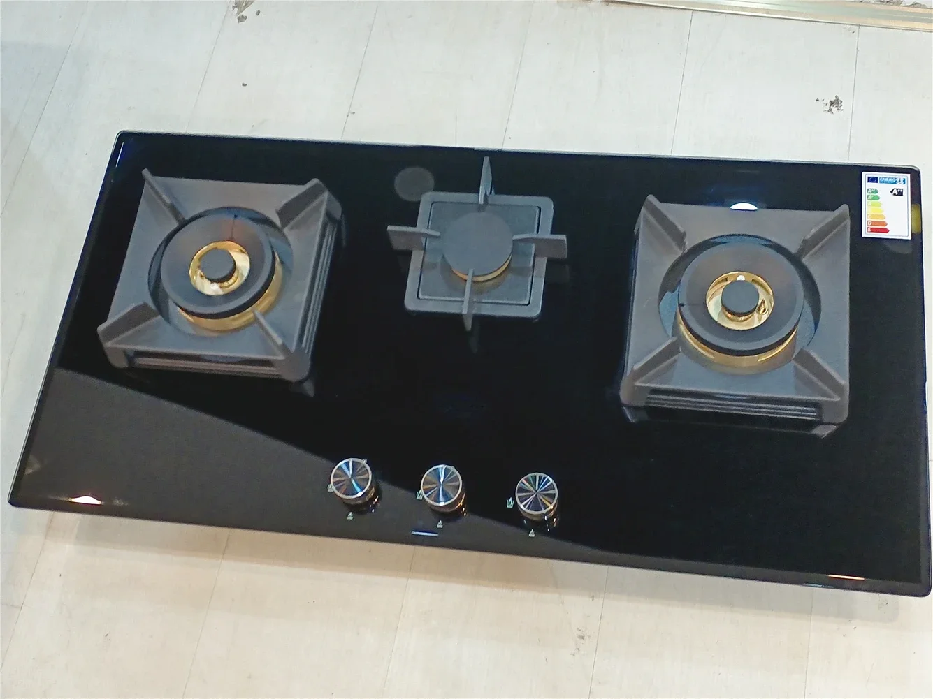 Description Picture 6 of itemGas StoveBuilt-in 3 Burners Tempered Glass Gas Stove Built-in Gas Hob