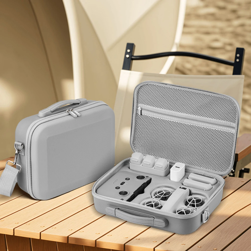 DJI Neo Portable Drone Carrying Case Shock Absorption PU+Lycra Bag with USB Data Cable Battery Charging Butler Drone Accessories