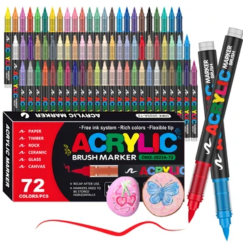 Acrylic Brush Markers 1