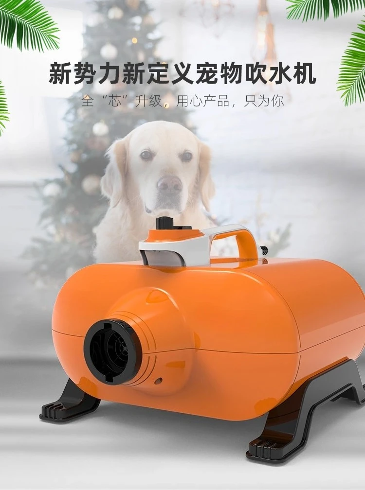 Pet Large Dog Special High-power Big Dog Blowing Silent Hair Dryer Double Motor