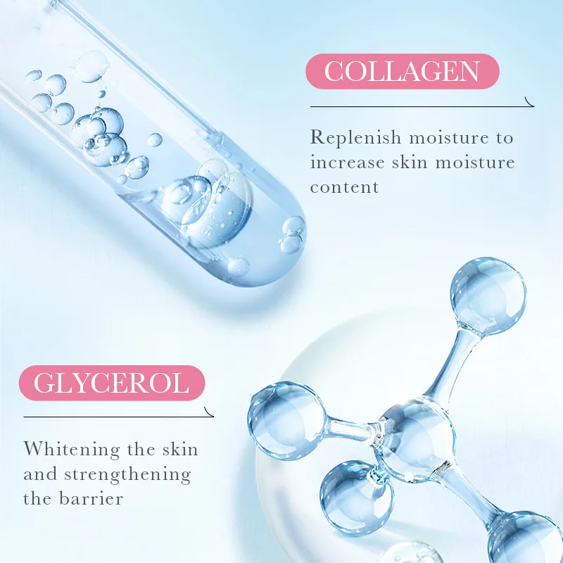 5/10pcs SADOER Sakura Face Mask Facial Skincare Moisturizing Brightening Hydrating Firming Collagen Facial Masks Face Sheet Mask