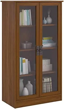 

Quinton Point Glass Door Bookcase, Espresso Coffee filter paper