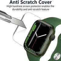 Protecteur d'écran pour Apple Watch, 5 pièces, 40MM 41MM 42MM 44MM 45MM 46MM, Film souple sans verre pour IWatch série 11/10/9/8/7/6/5/4/SE/3 4