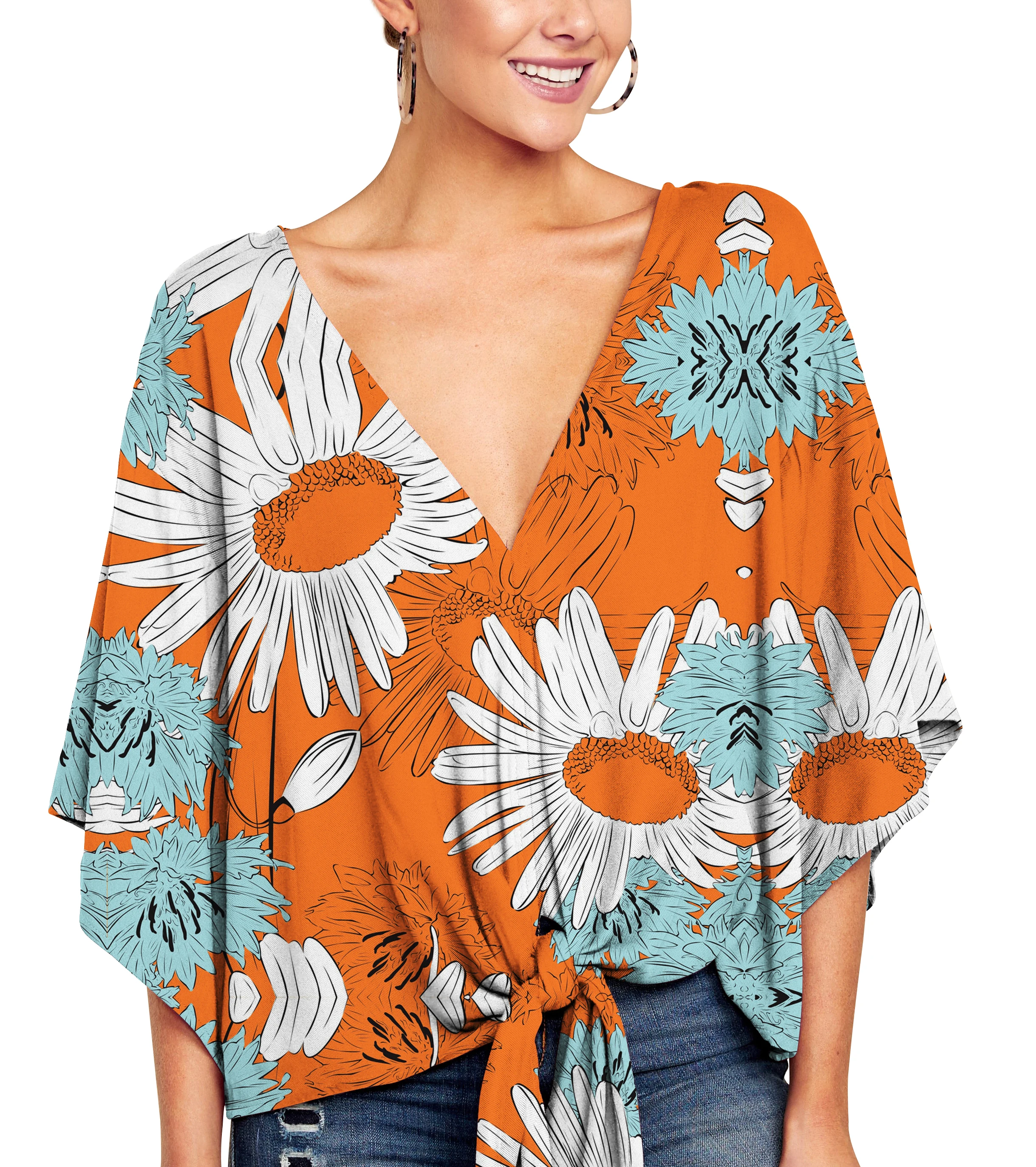 

Graphic Tees Baggy T Shirts Women's Summer Top Boho Clothing Top With Sleeves Clothing 2022 Latest Fashion Casual Female