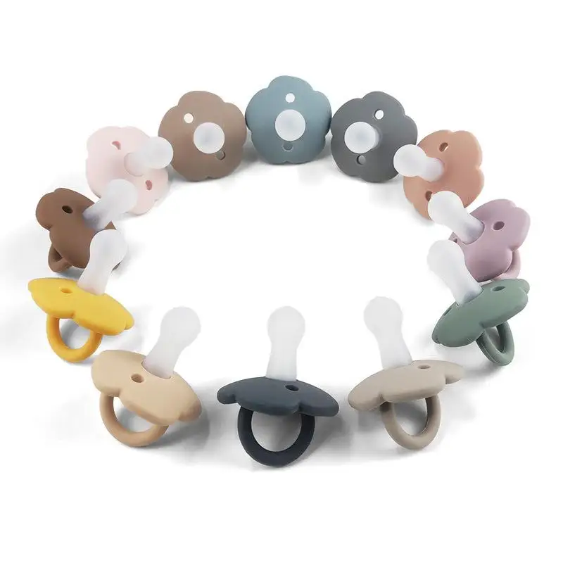 Cross Border Popular Baby Pacifiers, Silicone Lace Pacifiers, Stop Crying, Soothe Children, Sleep, and Prevent Bloating. Dental