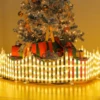 Wave Style 6PC LED Fence Lights Christmas Tree Enclosure Outdoor Waterproof Garden Courtyard Lighting Landscape Atmosphere Decor 1