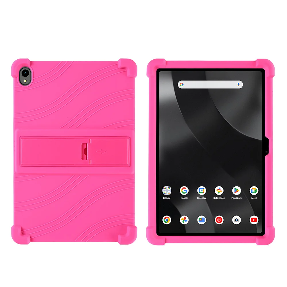 Soft Silicone Adjustable Stand Cover for 12.1 Inch Tablets - Lightweight and Kid-Friendly