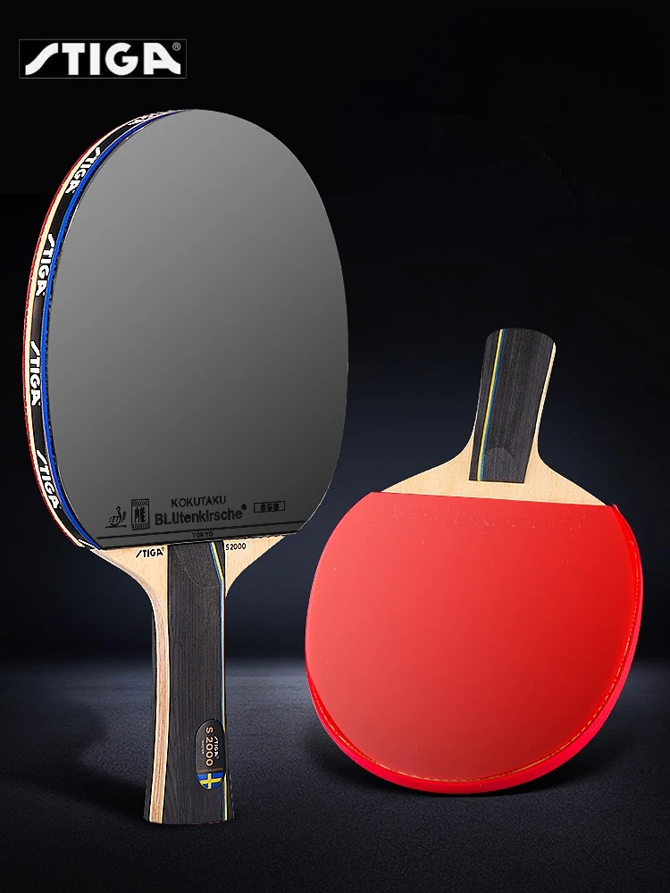 Stiga Table Tennis Racket Ping Pong Blade Offensive Pimples In Rubbers ...