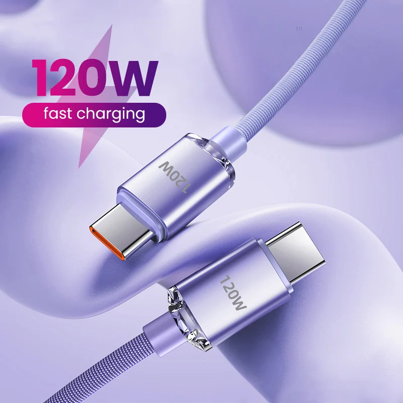 Cavo Usb Tipo C Da 120W Per Iphone 15 Samsung S23 Power Line Pd3.1 Per Ps5 Nintendo Switch 5A Cavo Usb C Pd Supercharge 5A