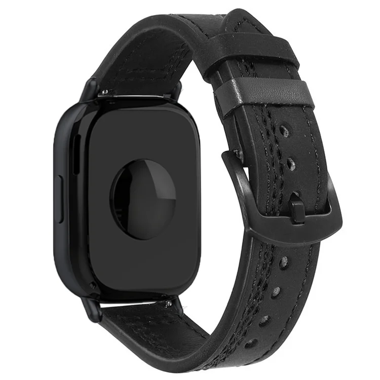 Elegant Leather Loop Strap - Premium Replacement Wristband 22mm Bracelet Accessory