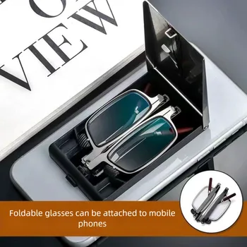 Foldable Portable High-Definition Unisex Anti-Blue Light Fatigue-Resistant Reading Glasses