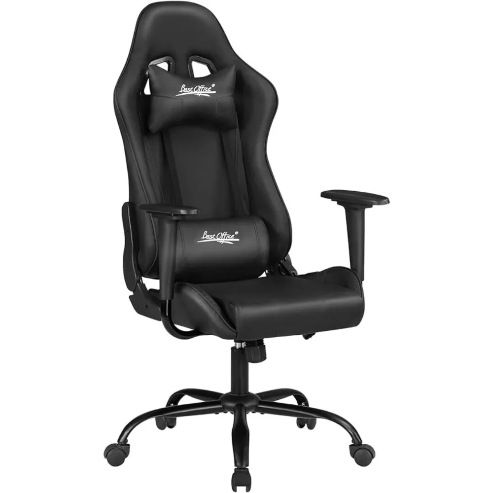 

With Lumbar Support Headrest Armrest Task Rolling Swivel Ergonomic E-Sports Adjustable PC Gamer Chair Gaming Computer Chair Room