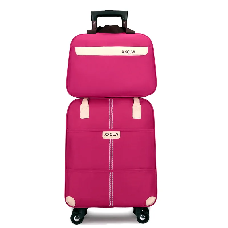 

2024 Men's and Women's Boarding Luggage Rod Bag Travel Bag Lightweight Luggage Universal Wheel Luggage Bag
