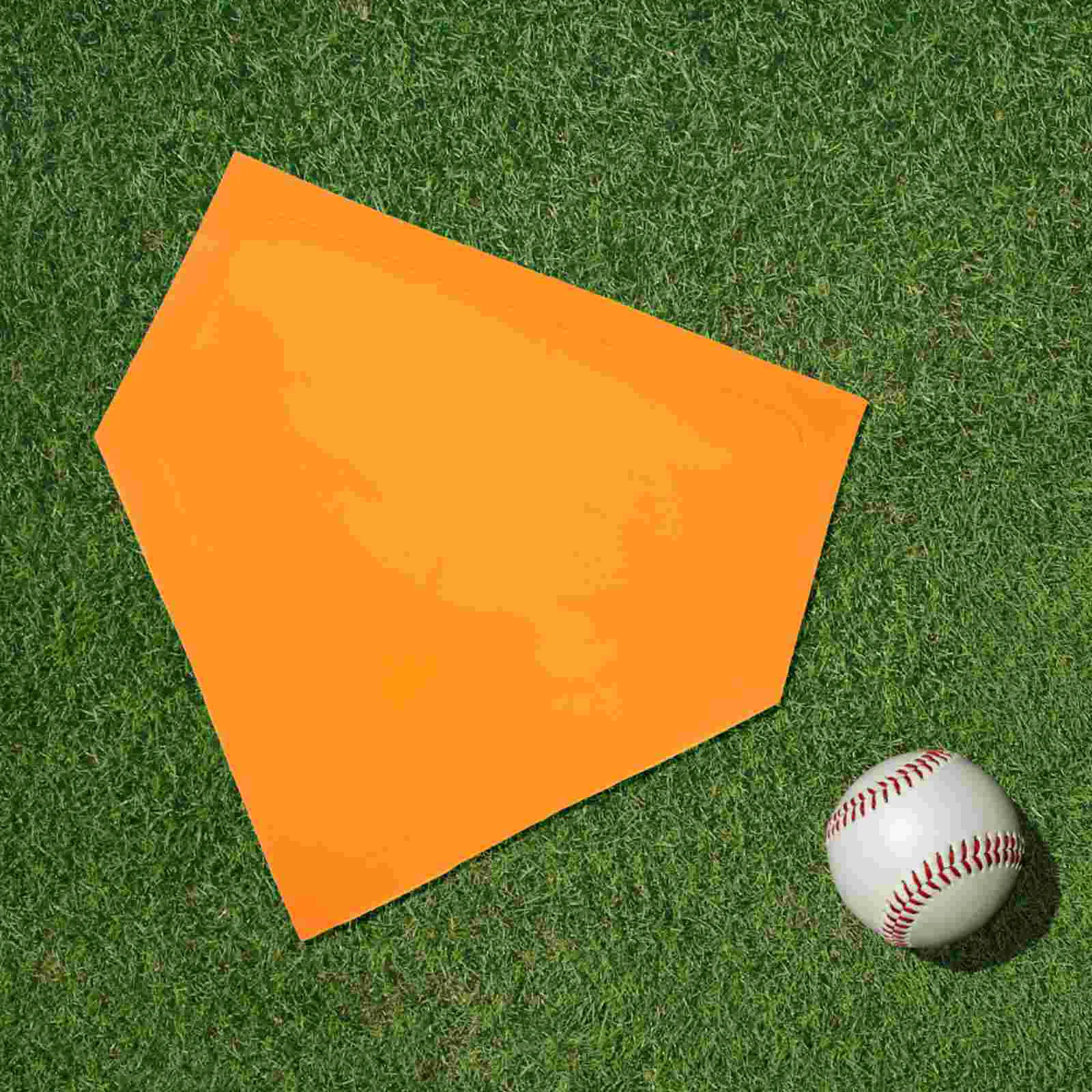 Baseball Disc Throw down Bases Mat Home Plate Tpe Indoor Rubber for