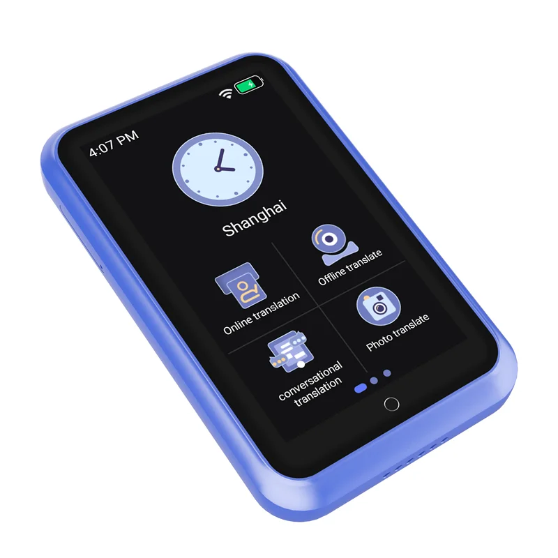 S30 Translator 4G Full Netcom SIM Card WIFI Intelligent Real Time 138 Language ChatGPT Smart AI Voice Photo Translation